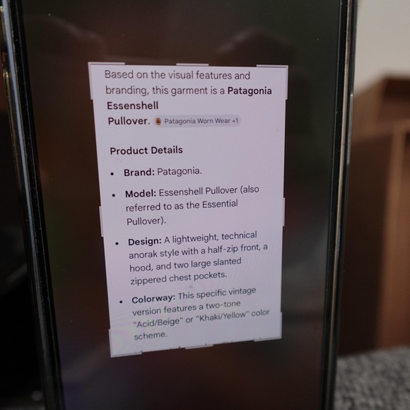 Vintage Patagonia Jacket XS Yellow Essenshell Pullover Windbreaker Y2k - Picture 15 of 16